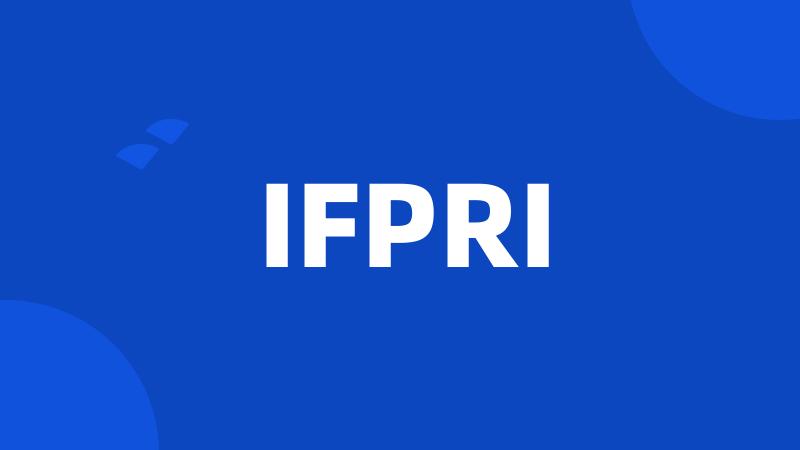 IFPRI