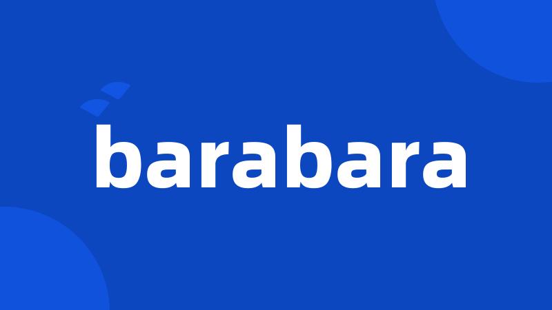 barabara