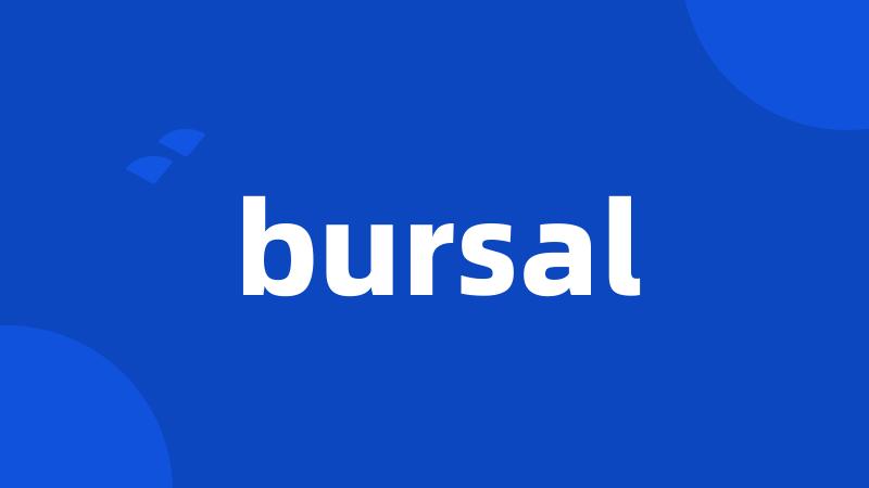 bursal