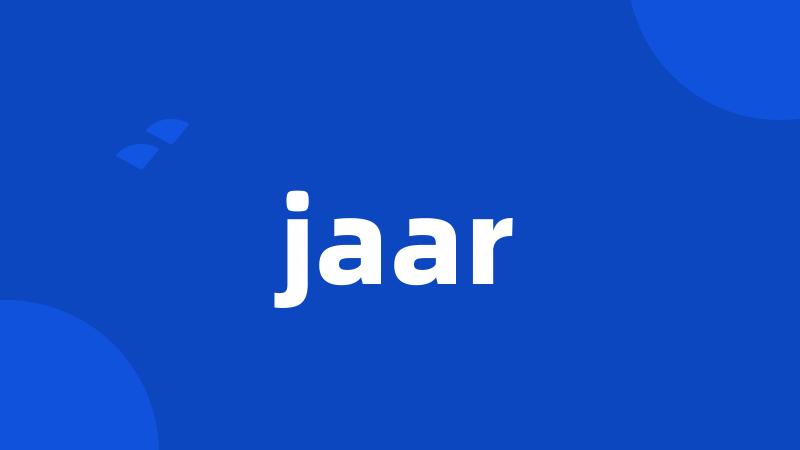 jaar