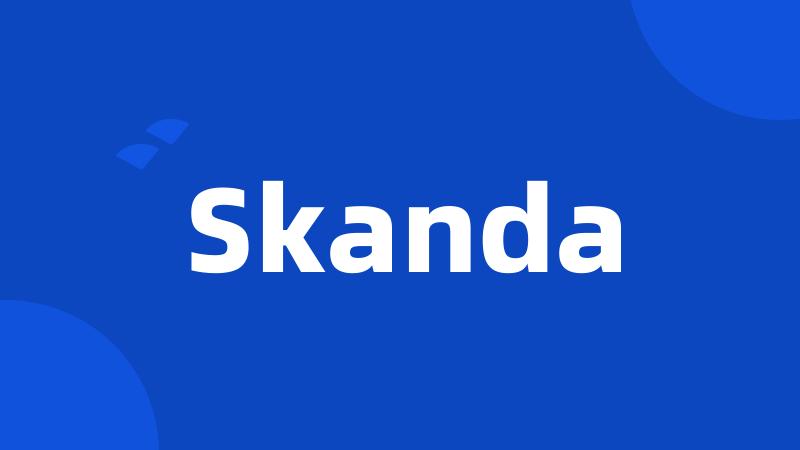 Skanda