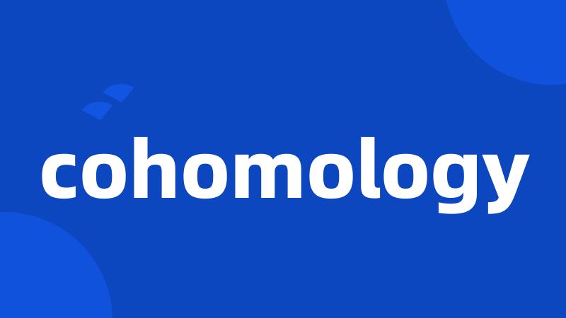 cohomology