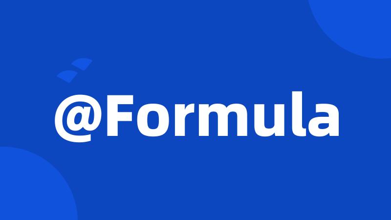 @Formula