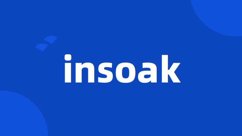 insoak