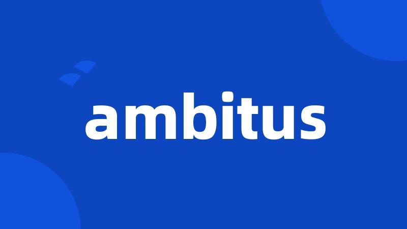 ambitus