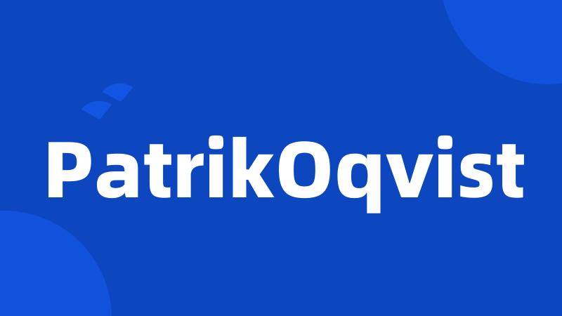 PatrikOqvist