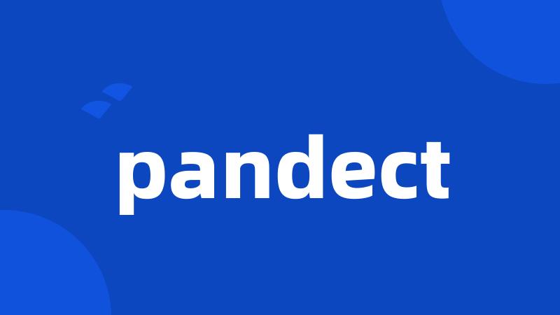 pandect