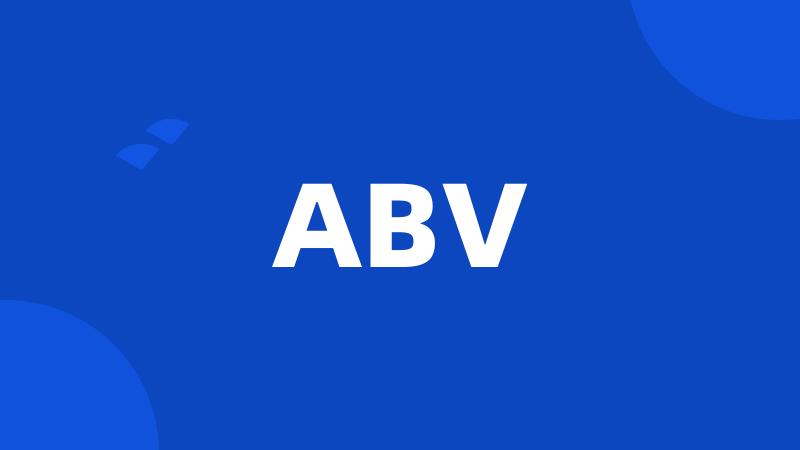 ABV