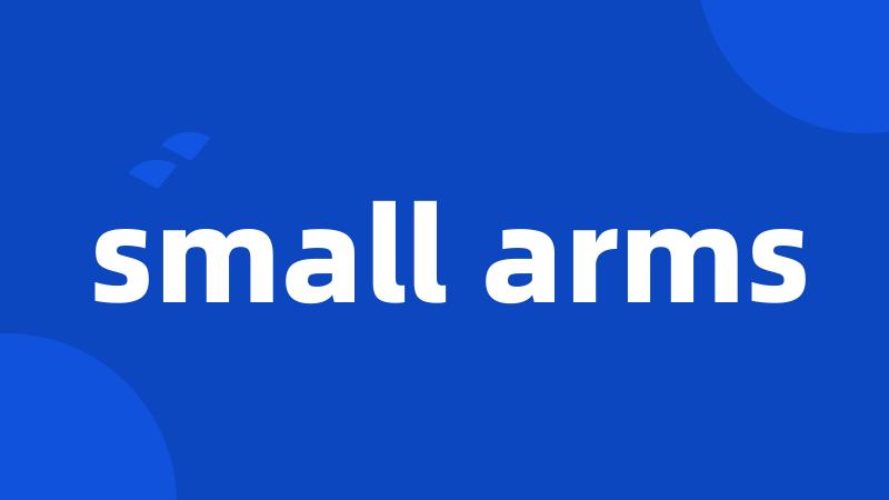 small arms