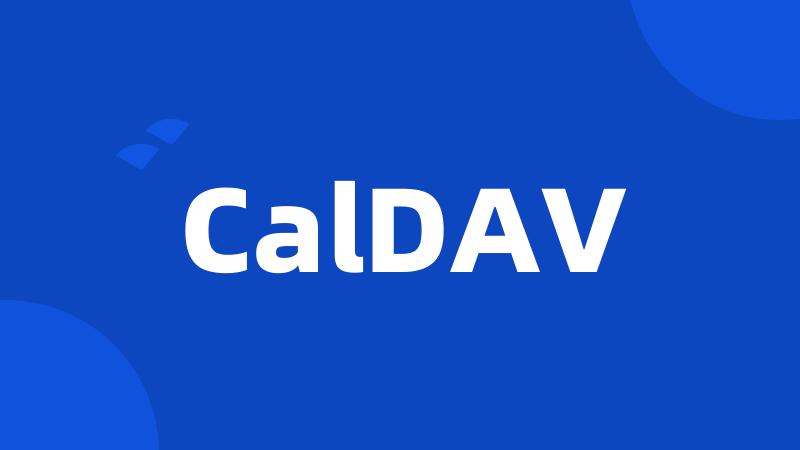 CalDAV