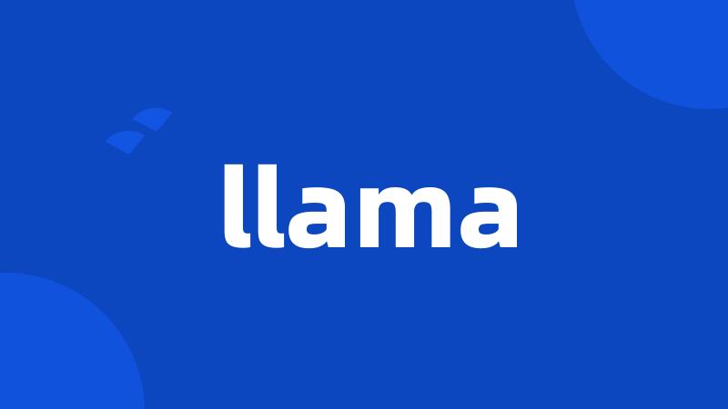 llama