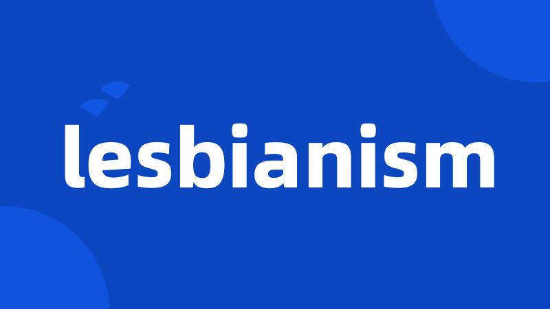 lesbianism