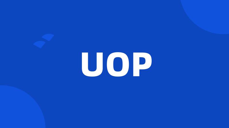 UOP