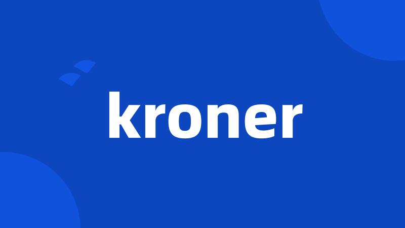 kroner