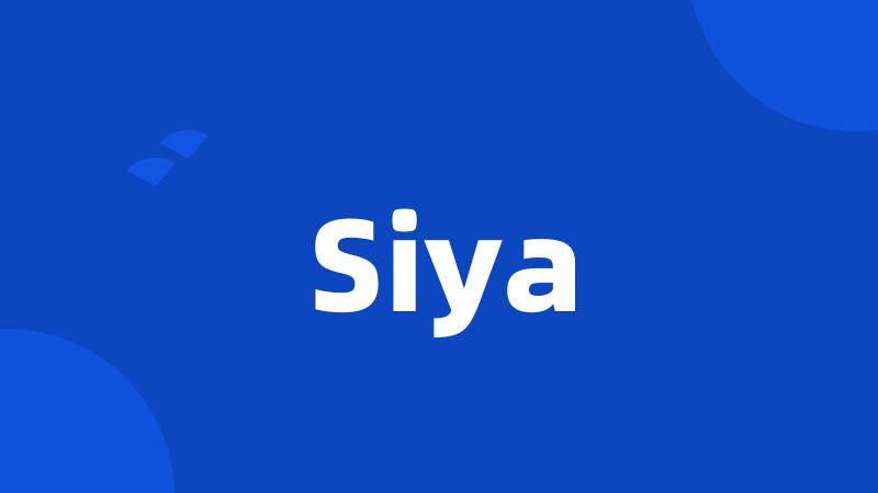 Siya