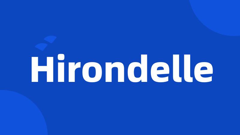 Hirondelle