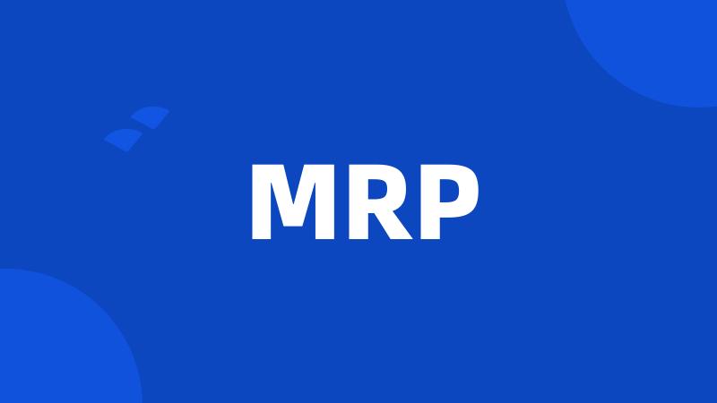 MRP