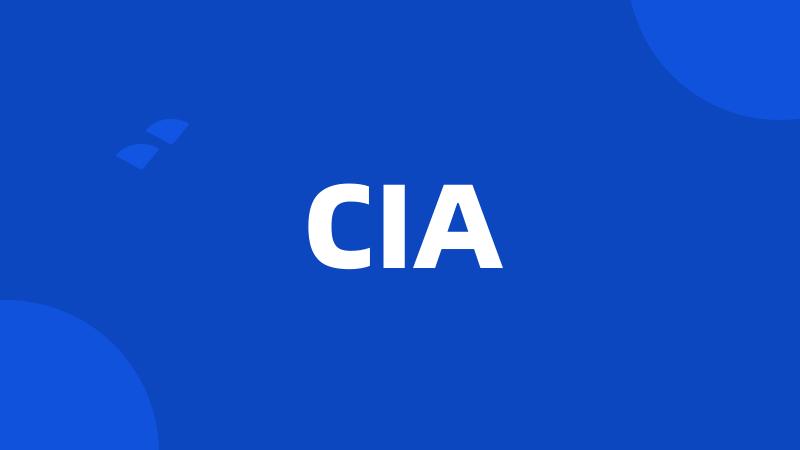 CIA