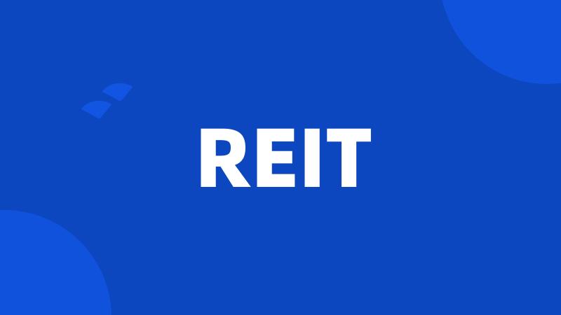 REIT