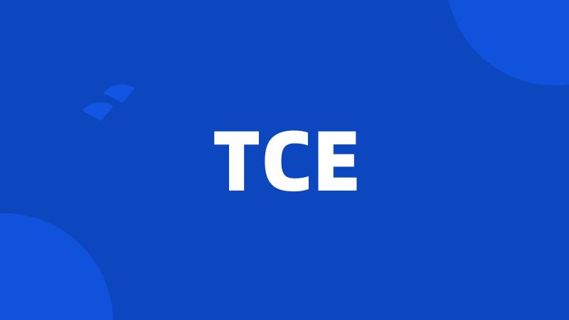 TCE