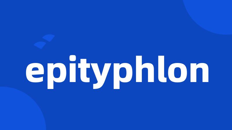 epityphlon