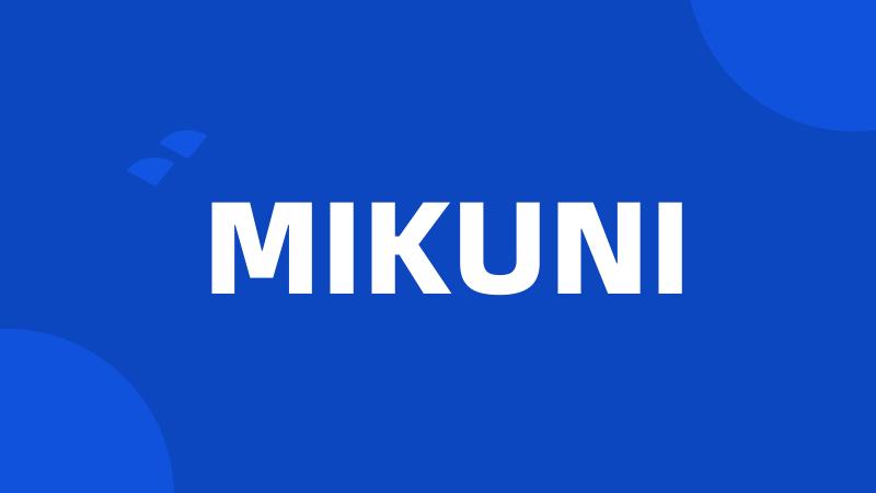 MIKUNI