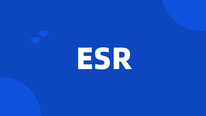 ESR