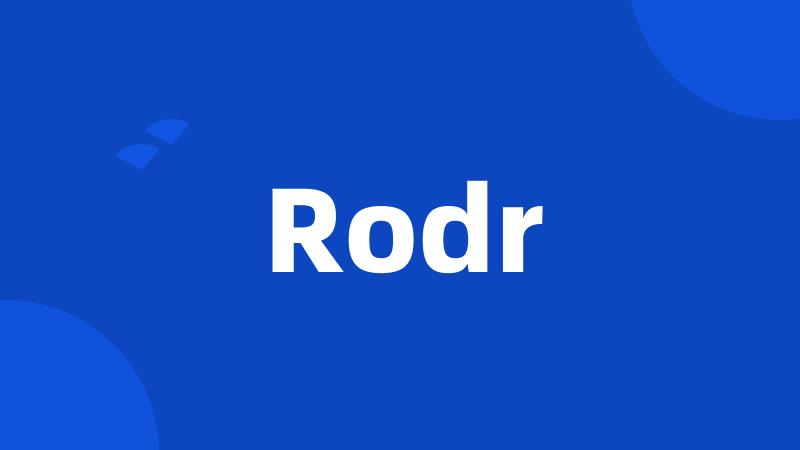 Rodr