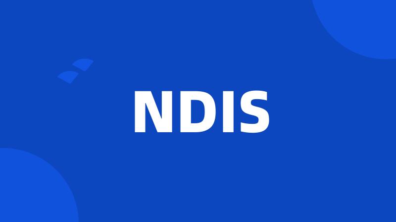 NDIS