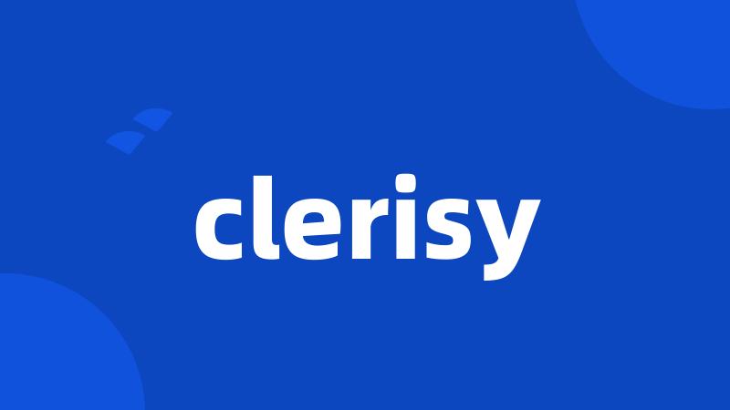 clerisy