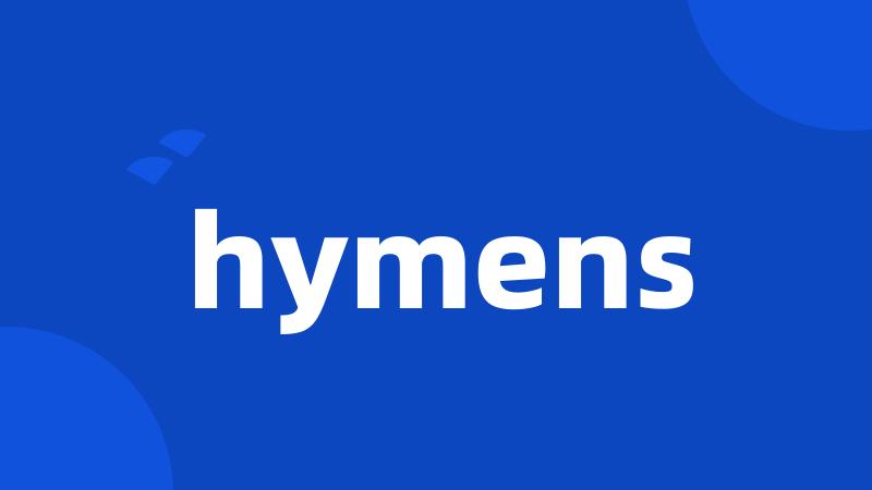 hymens