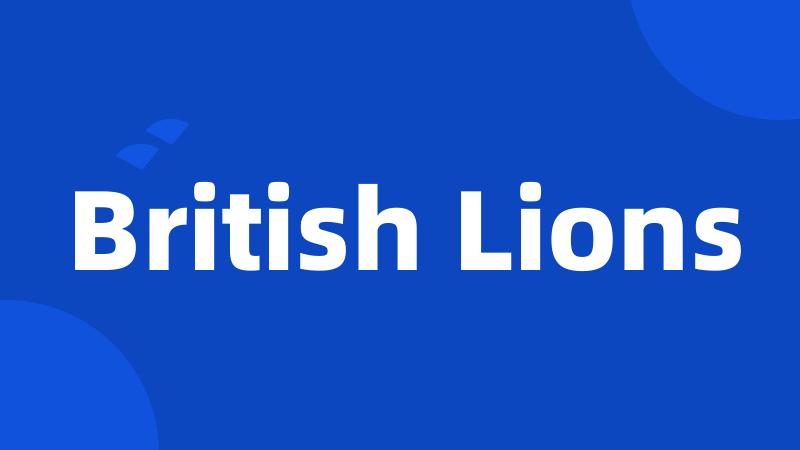 British Lions