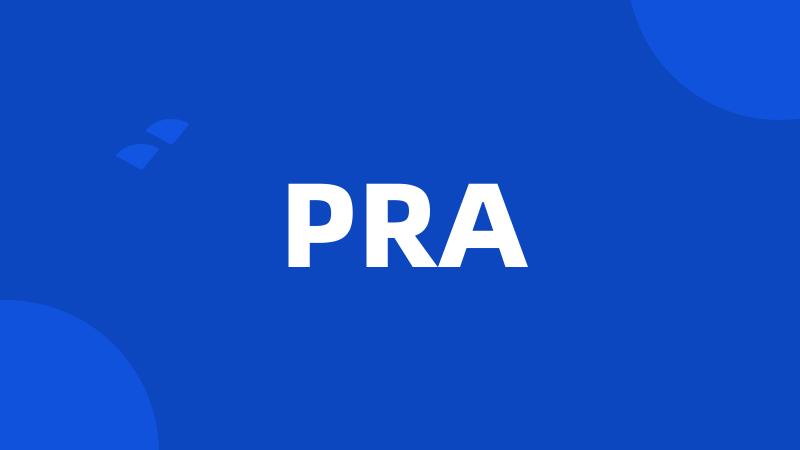 PRA