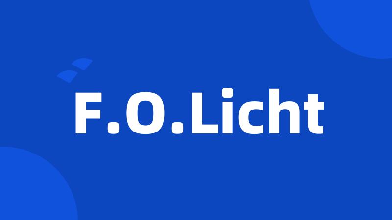 F.O.Licht