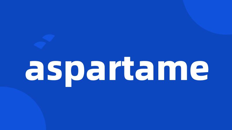 aspartame