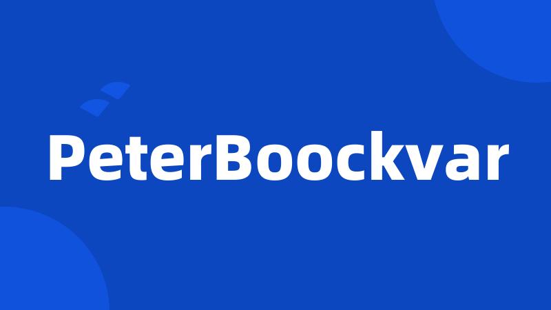 PeterBoockvar