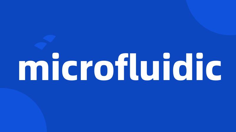 microfluidic