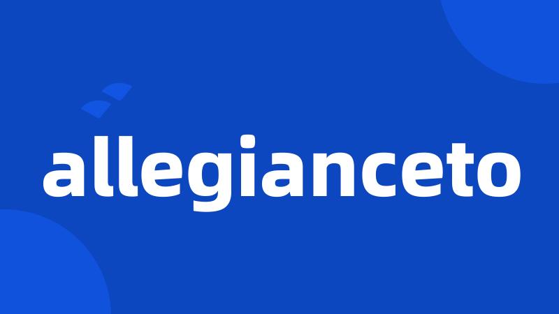 allegianceto