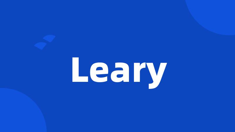 Leary