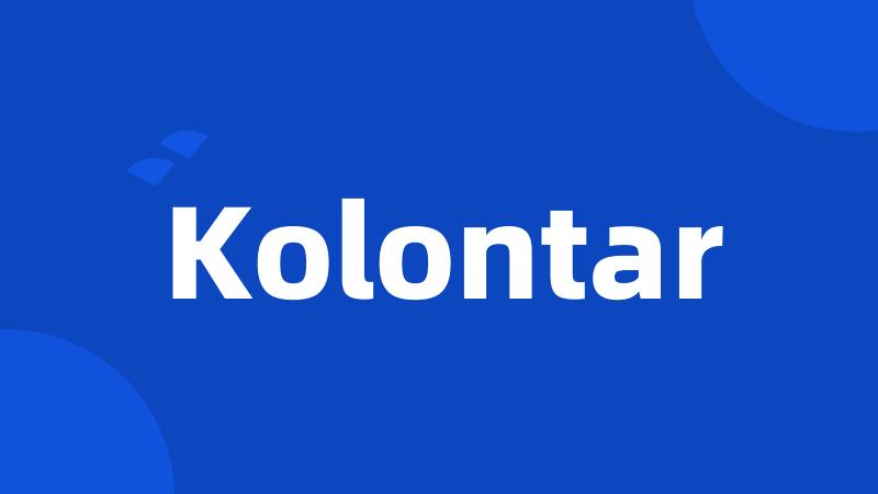 Kolontar