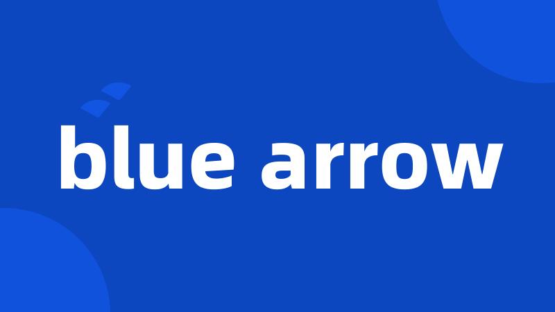 blue arrow