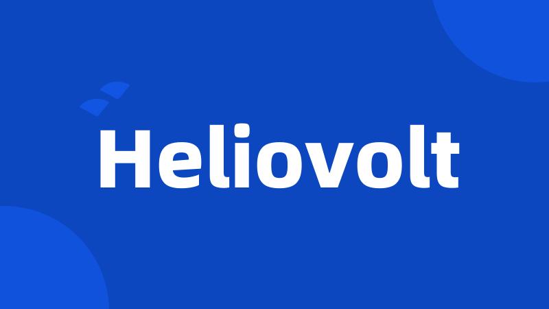 Heliovolt