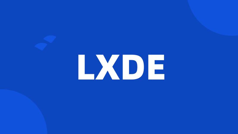 LXDE