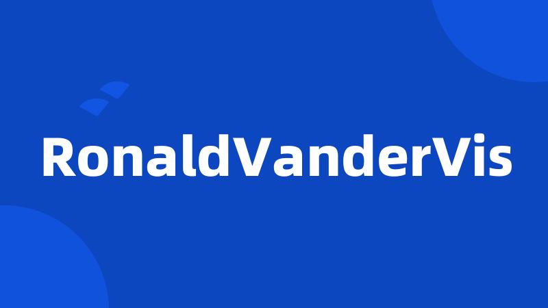 RonaldVanderVis