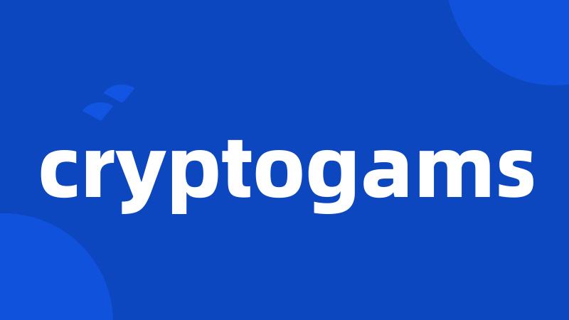 cryptogams