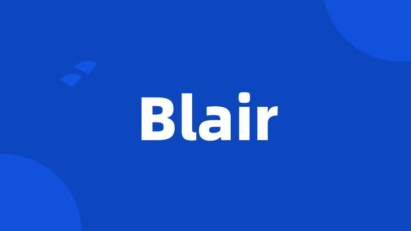 Blair