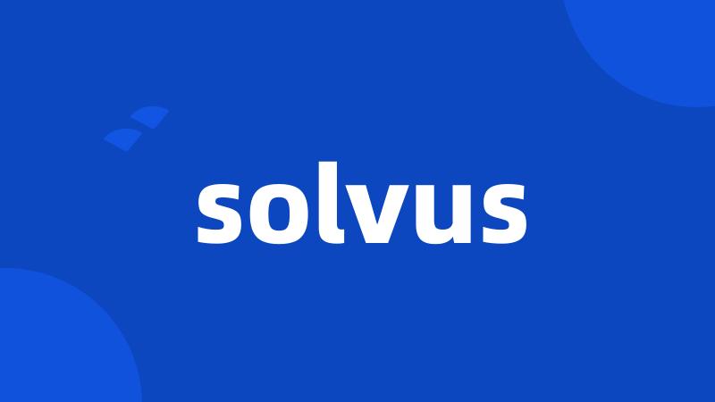 solvus