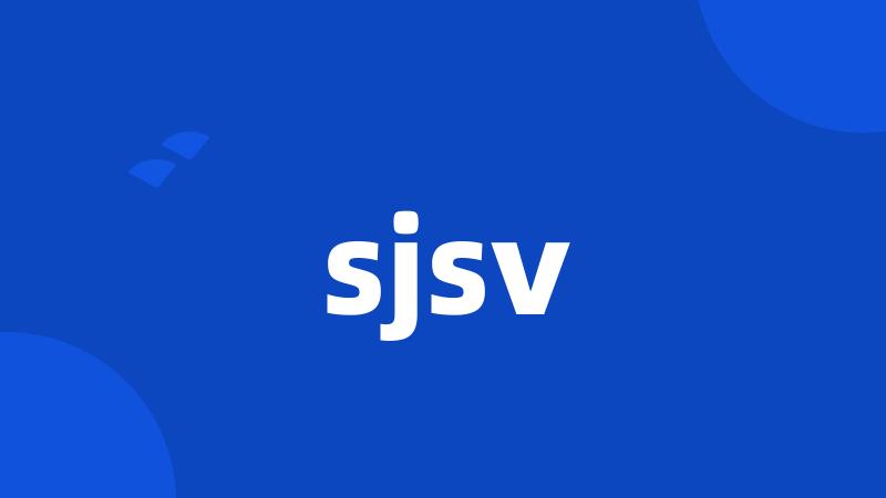 sjsv