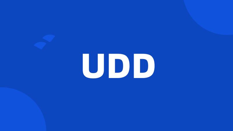 UDD