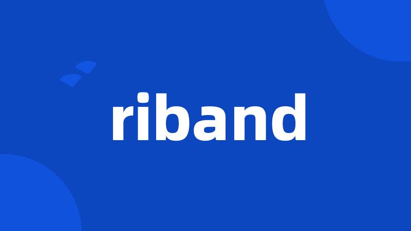 riband